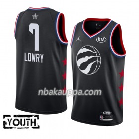 Toronto Raptors Kyle Lowry 7 2019 Kaikki tähti Jordan Brand Musta Pelipaidat Swingman - Lasten